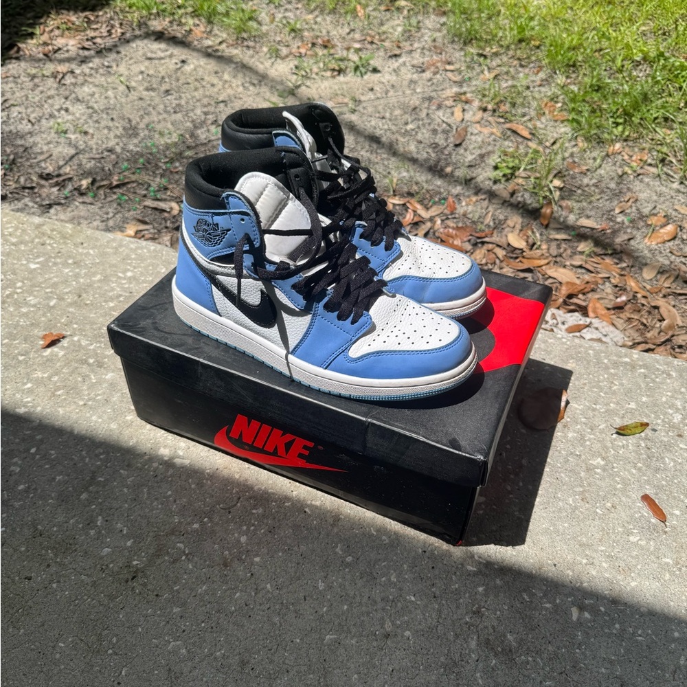 Nike Air Jordan 1 High Sky Blue and White